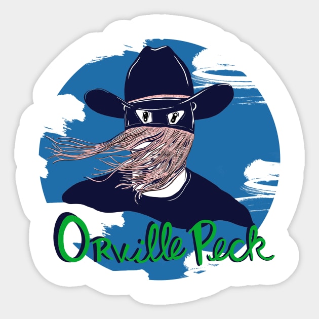 Orville Peck Sticker by Mono oh Mono